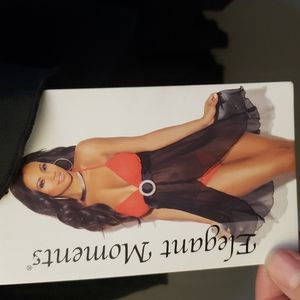 Red & Black babydoll lingerie top